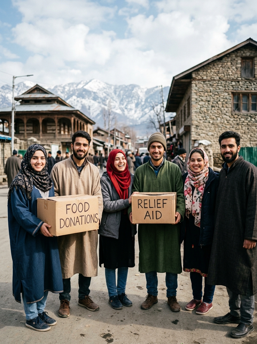 Kashmir Helping Hands Foundation Volunteers